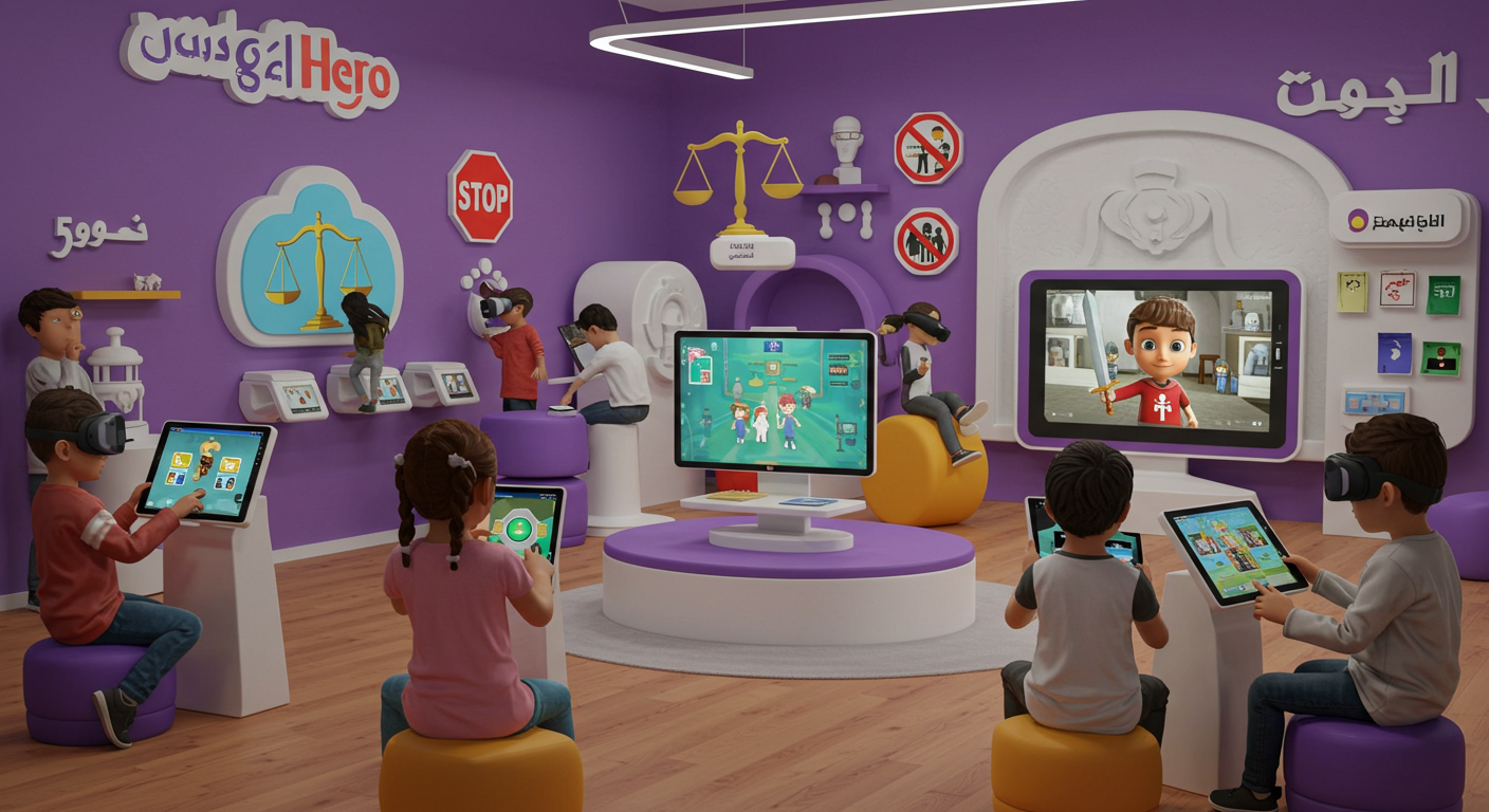 الألعاب القانونية وفضاء الأطفال